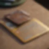 A secured credit card in an envelope