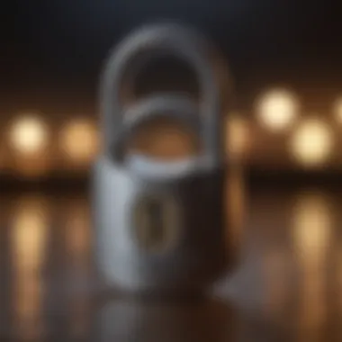Security Matters: Protecting Against Fraud A padlock symbolizing security and fraud prevention