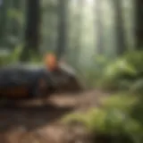 A serene natural landscape showcasing biodiversity