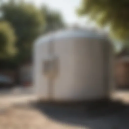 Secure residential gasoline storage tank