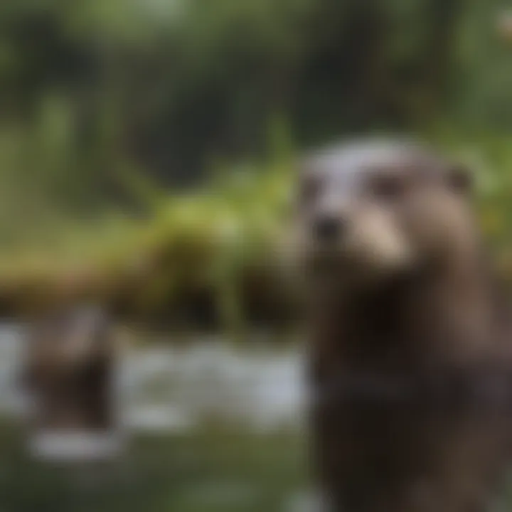 River otters in a flourishing ecosystem, highlighting their role in biodiversity