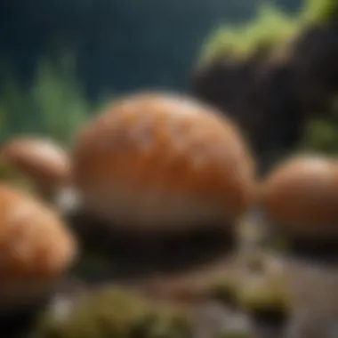 Scallops' Role in Marine Ecosystems A vibrant marine ecosystem illustrating the role of scallops in maintaining ecological balance.