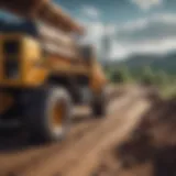 Illustration of hydraulic fracturing technology in action