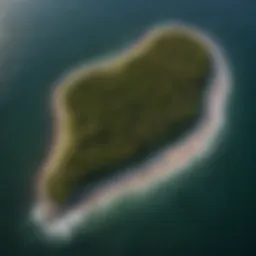 Aerial view of the Great Lakes showcasing their vastness and unique shapes