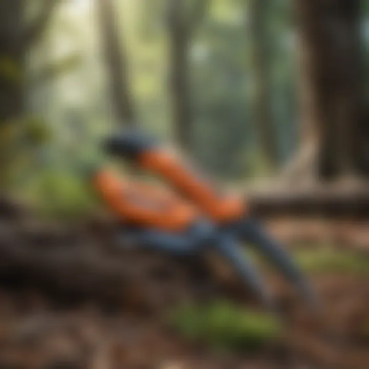 Various pruning tools used by tree doctors