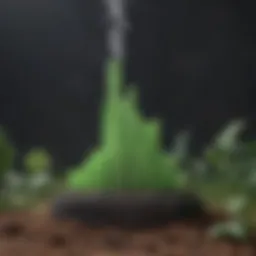 Graph illustrating the increase of greenhouse gas emissions over time