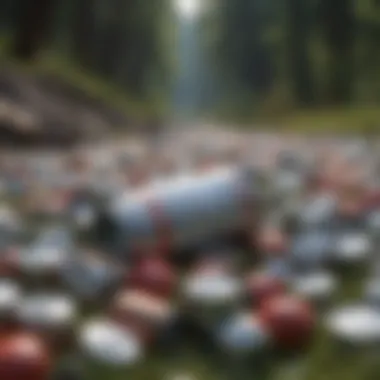 Environmental Impact of Can Recycling A visual representation of environmental benefits from recycling