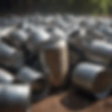 The Importance of Steel Can Recycling Steel cans showcasing their potential for recycling