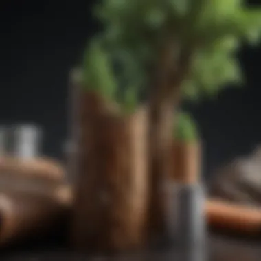 Diverse Materials for Tree Grow Tubes Close-up of different materials used in tree grow tube construction