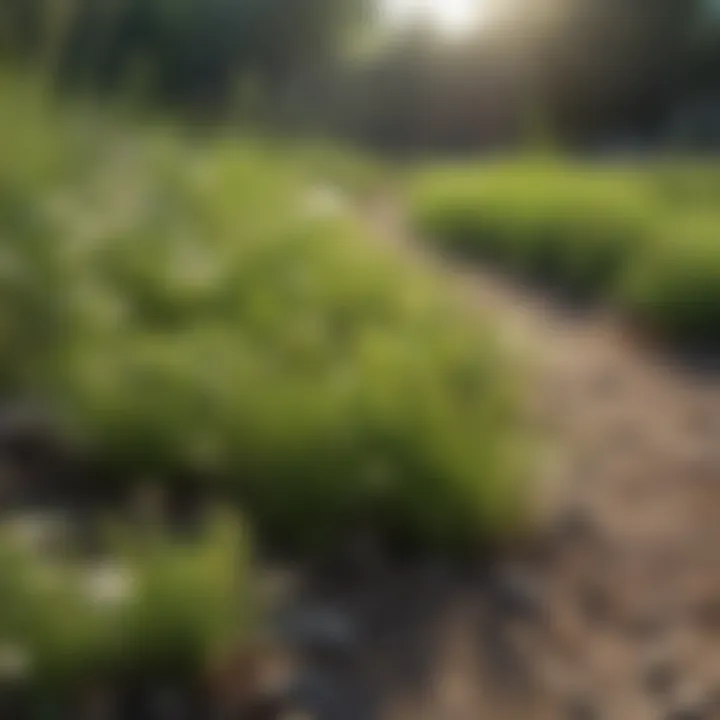 An infographic depicting the ecological roles of yard weeds in a garden ecosystem