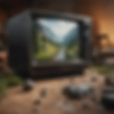 Extracted Valuable Components Valuable components extracted from old TVs