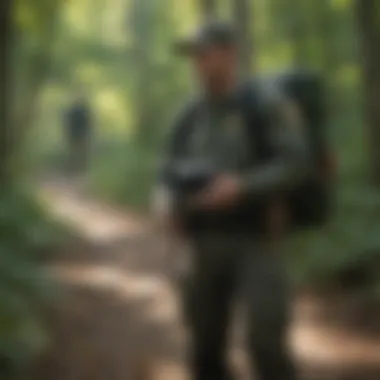 Vermont Fish and Wildlife Department ranger leading nature hike