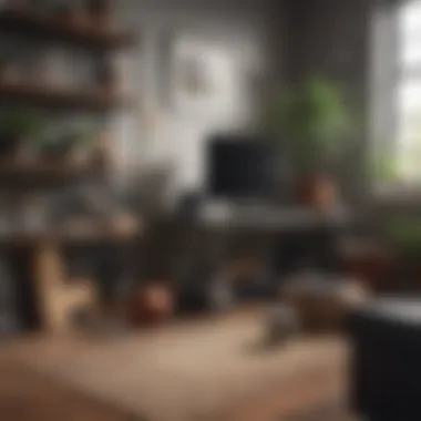 Effective Decluttering Strategies A well-organized room showcasing effective decluttering.