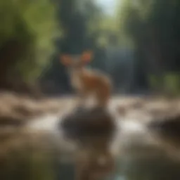 Creative representation of water conservation methods