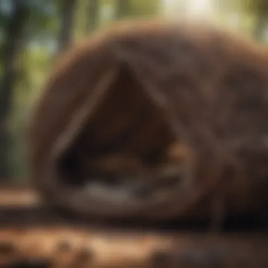 Weaver Ant Nest Constructed Tent