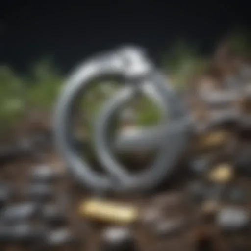 Eco-friendly recycling symbol with a computer