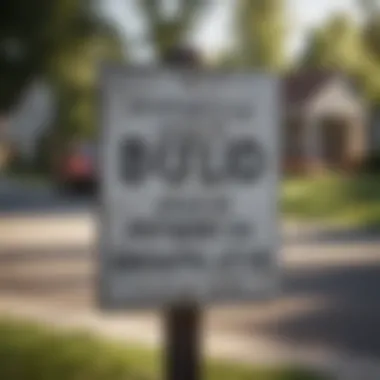 Community Guidelines Reflecting Deed Restrictions A neighborhood sign displaying community guidelines and restrictions.