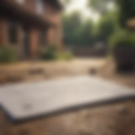 An overview of property documents with highlighted deed restrictions.