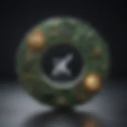 A recycling symbol made of circuit board elements