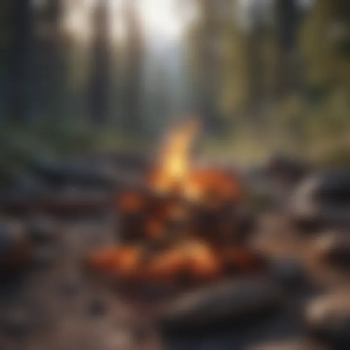 Campfire in the Wilderness