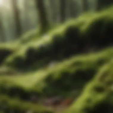 Verdant Moss Blanket in Sunlight Verdant Moss Blanket in Sunlight