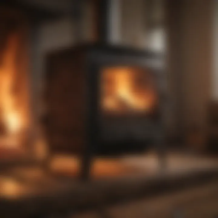 Efficiency of Wood Burning Technology Illustration of the efficiency of wood burning technology