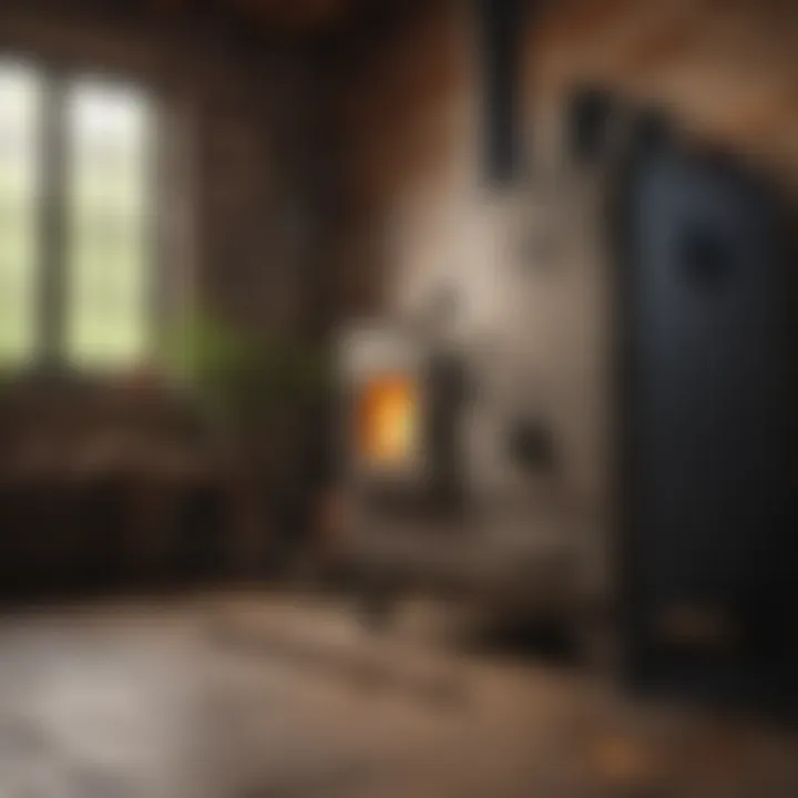 Environmental Benefits of Wood Burning Boilers Schematic showing the environmental benefits of wood burning boilers