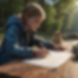 Parent signing permission slip